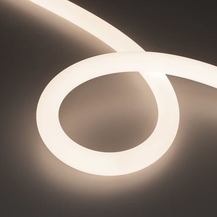 Светодиодная лента герметичная MOONLIGHT-TOP-FP-X1088-D25mm 24V Day4000 (20 W/m, IP65, 5m, wire x1) (Arlight, Вывод кабеля прямой)