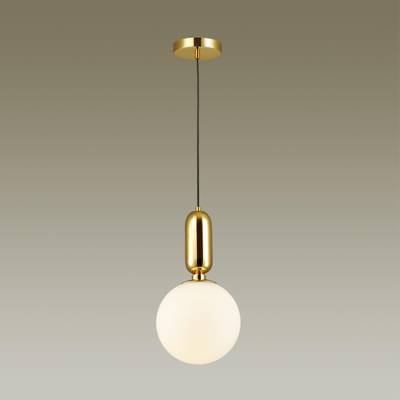 4669/1 PENDANT ODL20 471 золотой/белый Подвес E27 1*40W (тип лампы СВЕЧА ) 220V OKIA