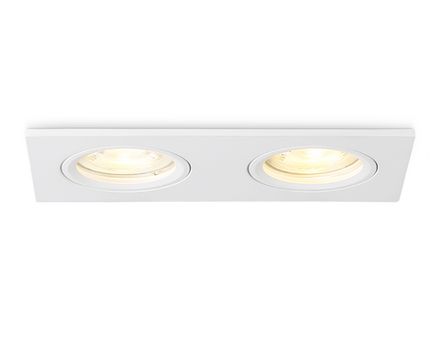 Светильник встраиваемый TN102460/2  WH белый GU5.3 160*81*28