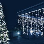 Гирлянда занавес с мерцанием 2*3 м IP65 200-101 белый