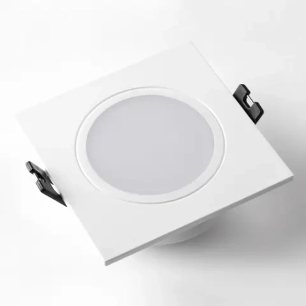 012816 Рамка (светильник) PVC д/LED-модулей 941хх и LED-ламп D50мм PIANO QUAD БЕЛЫЙ IP65