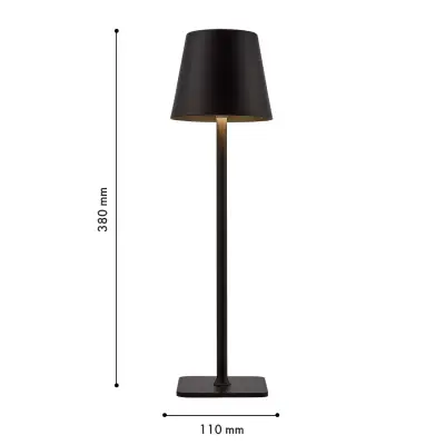 Настольная лампа Pyari 4615-1T, LED*3.5W, 265LM, 4000K, touch dimmer. ТМ F-Promo
