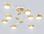Светильник потолочный FL51751/8 WH/GD белый/золото GX53/8 max 12W 720*720*245