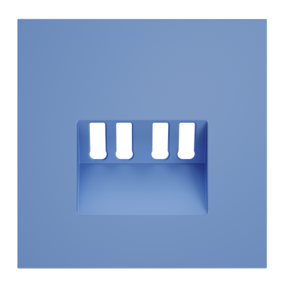 VLS001515 Накладка для розетки акустической 4-местной , S70 (деним). (ТМ Maytoni)