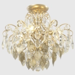 Светильник потолочный Crystal Lux ESMIRALDA PL4 GOLD 0523/104