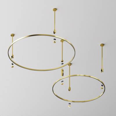 Шинопровод круглый 800 мм Flarity латунь, TRX154-R-D800-BS. TM Maytoni