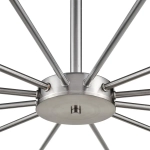 8099/12C COMFI LN26 105 никель/белый металл/стекло Люстра потолочная Е14 12*40W 220V MAVE