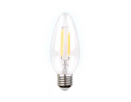 Филаментная светодиодная лампа Filament LED C37-F 6W E27 4200K (60W)