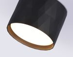 Накладной точечный светильник GX53 TN5359 BK черный GX53 D82*60