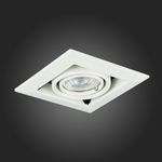 ST250.558.01 Св-к встр. Черный, Белый GU10 1*50W  IP20 L126xW126xH70 220V Без ламп