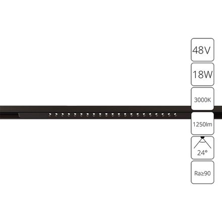 Магнитный трековый светильник Arte Lamp OPTIMA A7287PL-1BK, LED