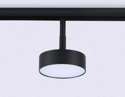 Светильник светодиодный трековый для шинопровода Magnetic GL3853 BK черный IP20 12W 4200K 48V D95*30