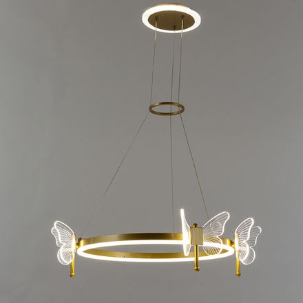 Подвесная люстра Arte Lamp DARCY A2187LM-1GO, 1хLED