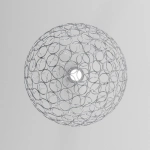 Подвесной светодиодный светильник с металлическим плафоном 90353/1 хром, LED