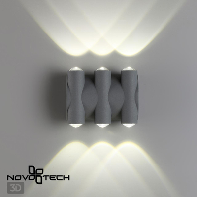 358567 STREET NT21 374 темно-серый Ландшафтный настенный светильник IP54 LED 4000K 6W 85-265V CALLE