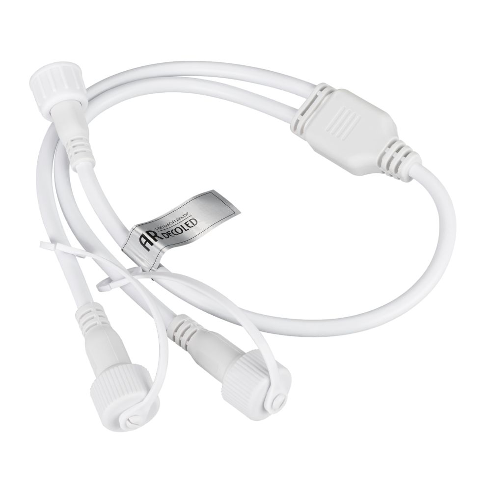 Коннектор питания ARD-CLASSIC-SYNC-RGB White (230V, 2 ports) (Ardecoled, Закрытый) Коннектор питания ARD-CLASSIC-SYNC-RGB White (230V, 2 ports) (Ardecoled, Закрытый)