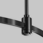 Шинопровод круглый из полукругов 1500мм Flarity черный, TRX154-2SR-D1500-B. TM Maytoni