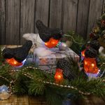 ULD-M1713-040/STA WHITE IP20 BIRDS5 Фигура светодиодная «Птички», 5 штук, 17х13см, 40 светодиодов. Белый свет. Провод прозрачный. TM Uniel