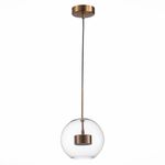 SL1133.233.01 Светильник подвесной ST-Luce Латунь/Прозрачный LED 1*14W 3000K
