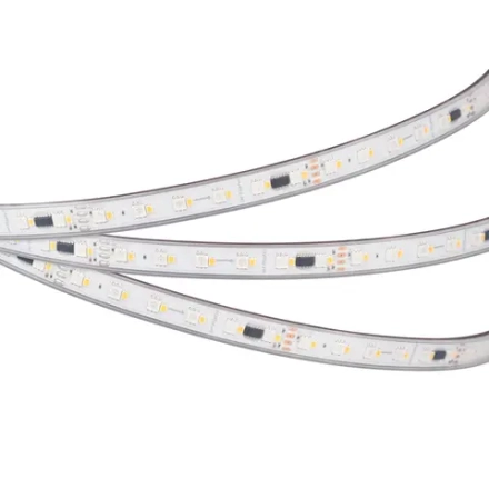 Лента герметичная SPI-P-BA120-14mm 24V RGBW-Warm-PX6-BPT (16 W/m, IP66, 5060/2835, 5m) (Arlight, бегущий огонь)