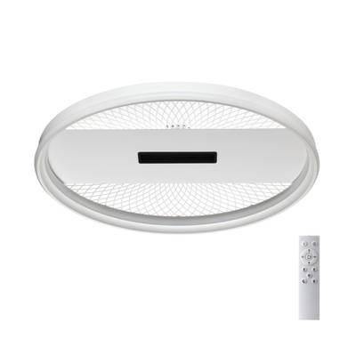 7664/93LR MITRA LED SN Светильник пластик/белый LED 93Вт 3000-4000-6000K D500 IP20 пульт ДУ SOLAR