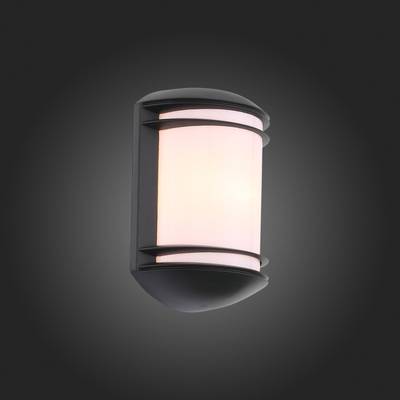 SL076.401.01 Светильник уличный настенный ST-Luce Черный/Белый E27 1*60W