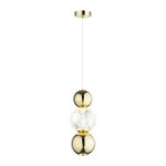 5008/7LA L-VISION ODL23 589 золотой/прозрачный/металл/акрил Подвес LED 7W 4000K 300Лм CRYSTAL