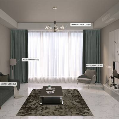 Торшеры Crystal Lux MAESTRO PT1 GOLD 2290/601