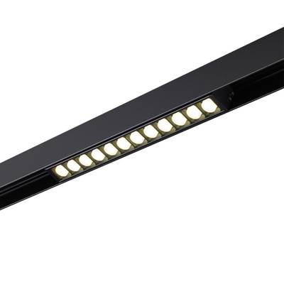 358622 SHINO NT21 064 черный Трековый низковольтный св-к диммируемый с ДУ, со сменой цв.температуры IP20 LED 3000~6500К 12W 48V FLUM