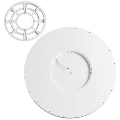 7659/40L MITRA LED SN 52 Светильник пластик/белый LED 40Вт 3000/4000K D495 IP40 ALFA WHITE