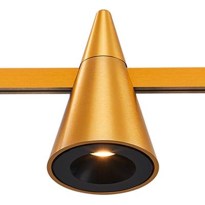 ST813.206.05 Магнитный трековый светильник FARM Золотистый LED 1*5W 3000K 272Lm Ra90 60 IP20 D70xH115 24V