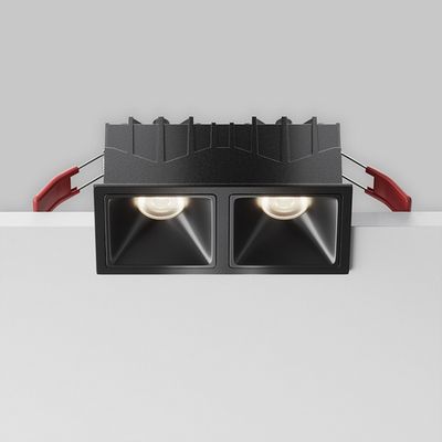 Встраиваемый светильник Alfa LED 4000K 10Вт 50°, DL043-02-10W4K-SQ-B-1. TM Maytoni