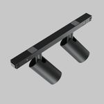 Трековый светильник Focus Duo Basity 10Вт 36°, TR176-1-2X5WTW-M-B. TM Maytoni