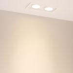 Светильник MS-VORTEX-BUILT-S210x117-2x20W Warm3000 (WH-WH, 20 deg, 230V) (Arlight, IP20 Металл, 5 лет)