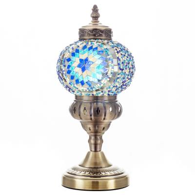 CL419816 Каир Мозаика Синяя Св-к Настольный