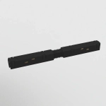 Коннектор питания прямой S35 черный, TRA004PC-22B. TM Maytoni