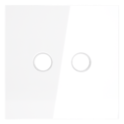 VLS001601 Накладка для розетки телевизионной оконечной TV+SAT, S70 (белый глянцевый). (ТМ Maytoni)