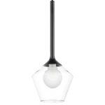 801201 Люстра VETRO 1х6W(led) G9 ЧЕРНЫЙ/ПРОЗРАЧНЫЙ