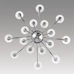 8034/16 CLASSI LN25 18 хром, металл/стекло Люстра подвесная Е14 16*40W 220V INCANTO