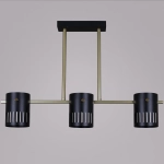 06675-0.3-03 GD+BK GX53 светильник потолочный Reluce, GX53х3