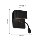 Бра Parret 4476-2W, LED*4W + LED*1.5W, 220LM, 4000K. ТМ F-Promo