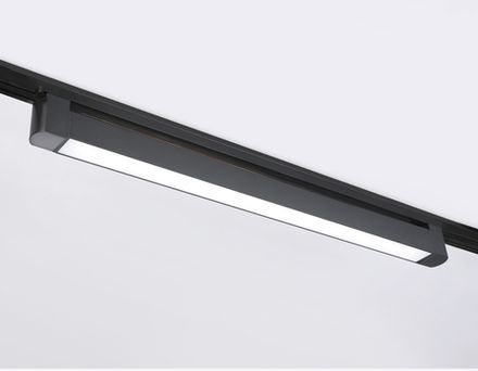 Светильник светодиодный трековый однофазный GL6745 BK черный IP20 40W 4200K 590*35*57