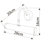 Подсветка для картин Arte Lamp PICTURE LIGHTS BASIC A5023AP-1AB, 1хE14