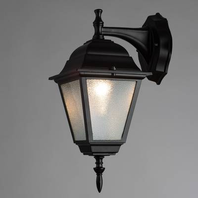Уличный настенный светильник Arte Lamp BREMEN A1012AL-1BK, 1хE27