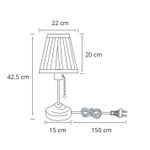 Декоративная настольная лампа Arte Lamp MARRIOT A5039TL-1CC, 1хE27