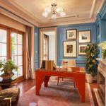 Потолочная люстра с плафонами 7777/5 золото