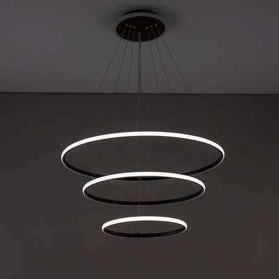 Citilux Неон Смарт CL731A095E Умная подвесная люстра Венге