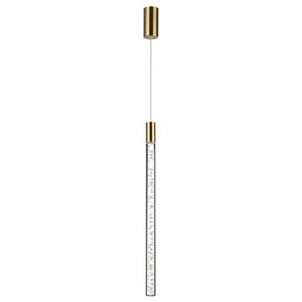 4369/5L HIGHTECH ODL23 267 полированное золото/акрил с пузырьками Подвесной св-к IP20 LED 4W 200Лм 3000K SPARKY