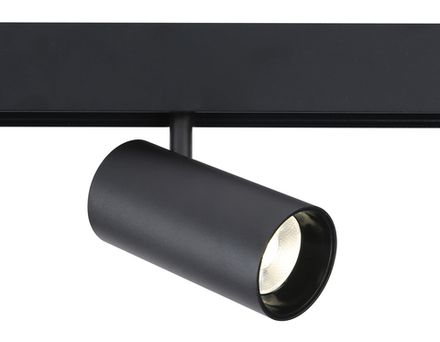 Светильник светодиодный для шинопровода Magnetic GL3841 BK черный 20W 4200K 48V IP20 24° D67*138