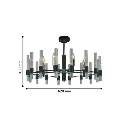 Потолочная люстра Supreme 2490-8P, 8*E14*40W. ТМ F-Promo